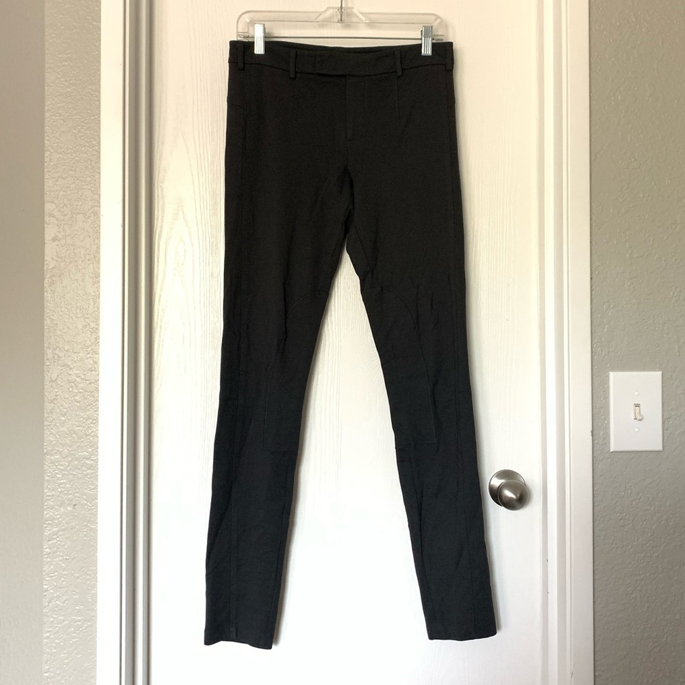 Vince Skinny Zip Ankle Grey Riding Pants Size 4